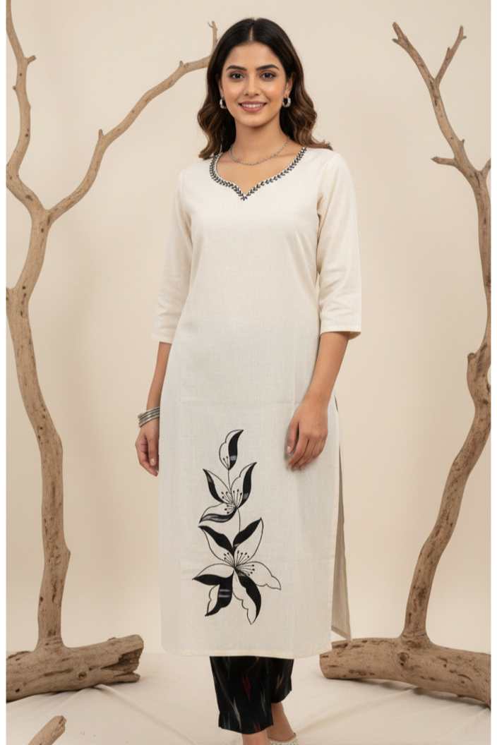 Women's Kurtis – Linen Cotton Blend